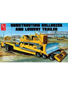 Lowboy Trailer mit Bulldozer Combo