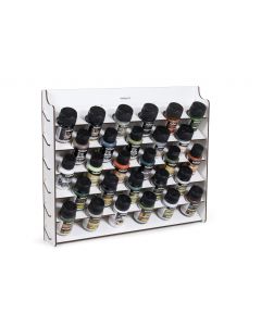 Wall Mounted Paint Display for 35 and 60 ml bottles Paint Stand 39 x 5,2 x 31 cm