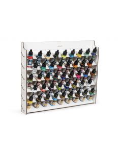 Wall Mounted Paint Display for 18 ml bottles Paint Stand 39 x 5,2 x 31 cm