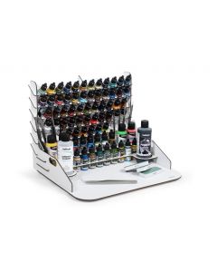 Paint display and work station (40x30 cm) with vertical storage Paint Stand 40 x 30 x 29,5 cm
