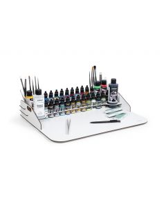 Paint display and work station (50x37 cm) Paint Stand 50 x 37 x 8,5 cm
