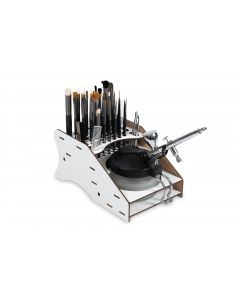 Airbrush Cleaning Station Module Paint Stand 14 x 22.5 x 11 cm