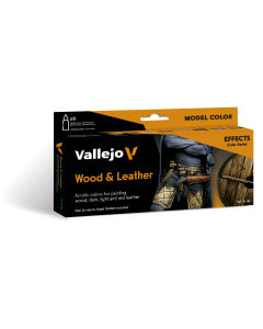 Wood + Leather by Angel Giraldez Effects / 8 colors set 18 ml