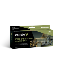 WWII British Colors Africa 19391943 8 colors set 18 ml