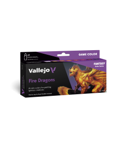 Fire Dragons 8 colors set 18 ml