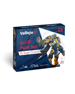 SciFi Paint Set by Angel Giraldez 12 colors + figure 18 ml