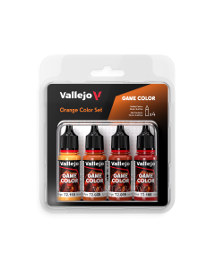 Orange Color Set 4 colors 18 ml