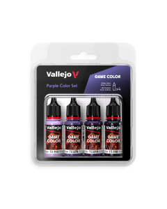Purple Color Set 4 colors 18 ml