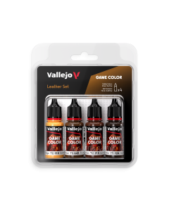 Leather Set 4 colors 18 ml