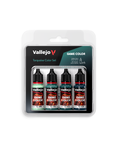 Turquoise Color Set 4 colors 18 ml