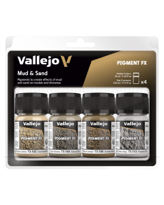 Mud + Sand 4 pigments set 35 ml