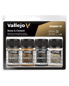 Stone + Cement 4 pigments set 35 ml