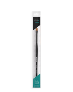 Flat Angled Synthetic Brush Medium Blender
