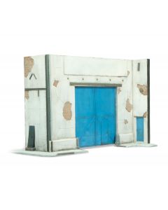 Factory Facade Scenery 31 x 16 x 20 cm