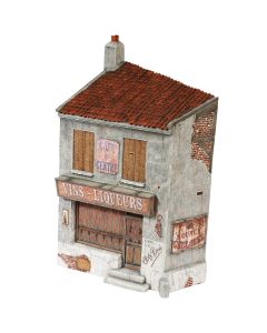 French Café Scenery 25,5 x 15 cm