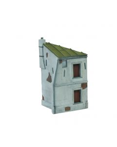 French House Corner Scenery 12,5 x 7 cm
