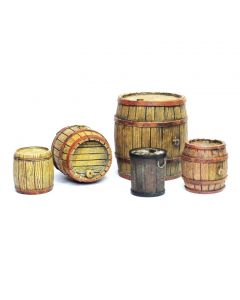 Wooden Barrels Scenery