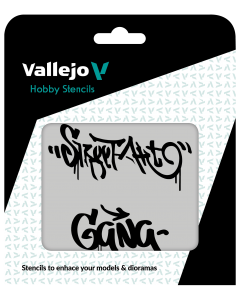 Street Art no 2 Hobby Stencils 125 x 125 mm