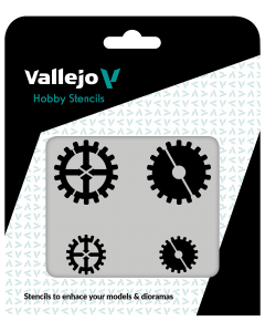 Gear Marks Hobby Stencils 125 x 125 mm