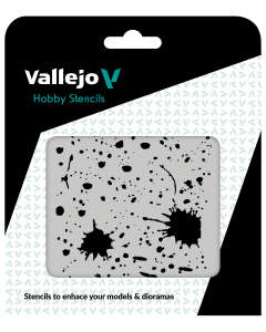 Splash + Stains Hobby Stencils 125 x 125 mm