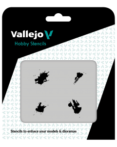 Petrol Spills Hobby Stencils 125 x 125 mm