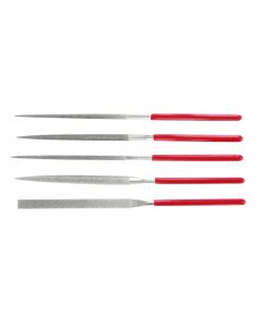 Set of 5 diamond needle files -