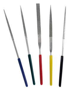 5pc diamond file set 100 mm -