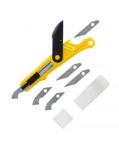 Plastic Cutter Scriber Tool + 5 Spare Blades -
