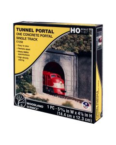 H0-Spur Tunnelportal eingl. Beton