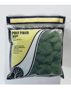 Poly Fiber Synthetische Faser, grün