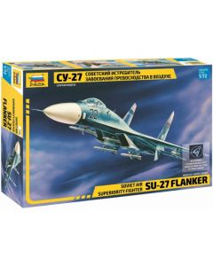 Saviet air superiority fighter Sukhoi Su-27 Flanker