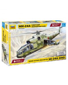 Soviet attack helicopter MI-24A Hind