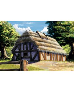 European thatched country house (RR)