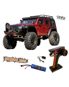 DF-4S PRO BL Crawler 1:10 Scale RTR - Metallic Red