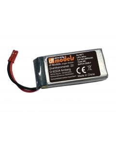 Akku LiPo 3,8V-2800mAH-10,64Wh für 9670