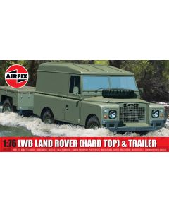 LWB Land Rover (Hard Top) &amp; Trailer