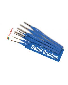 Brush Pack - Detail Ergonomic Handle 00, 0, 1, 2
