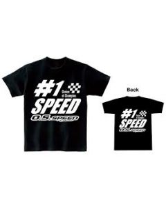 O.S.SPEED #1 DRY T-SHIRT BLACK (4L)