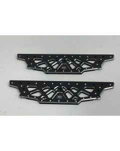 KAOS CNC Aluminum Chassis Plate (for F250 or F450 lifted chassis, black anodized, 2pcs)