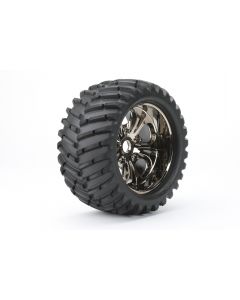 V-Pattern Wheels + Tires (Pre-Glued) Pair