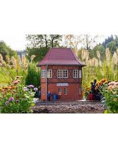 Stellwerk mit Fachwerk