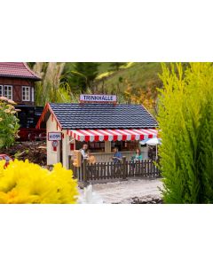 Kiosk mit Biergarten