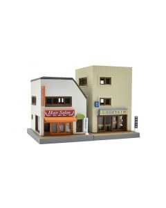 Gebäude-Set A3, Friseursalon &amp; Modell-Geschäft