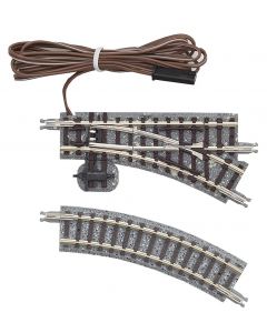 Elektrische Weiche, rechts, in Schotterbettung