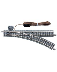 Elektrische Weiche, rechts, in Schotterbettung