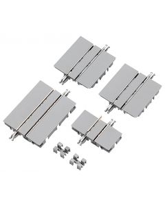 4 Tram-Gleise, gerade, in Betonbettung