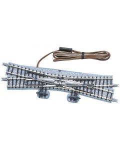 Elektrische Weiche, rechts, in Schotterbettung