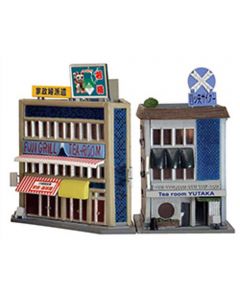 Gebäude-Set, Coffee-Bar und Deb's Diner