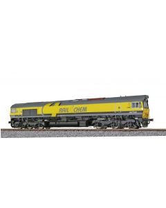 6602 Rail4Chem Diesellok C66, grau/gelb, Ep VI, DCS/ACS