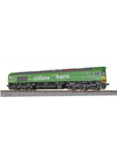 DB Cargo 66004 Diesellok C66 Climate Hero, grün, Ep VI, DCS/ACS